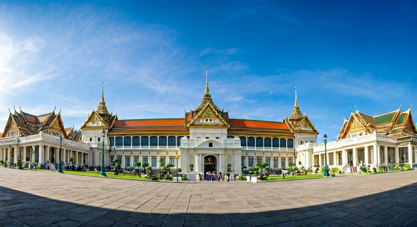 The Grand Palace in Bangkok.